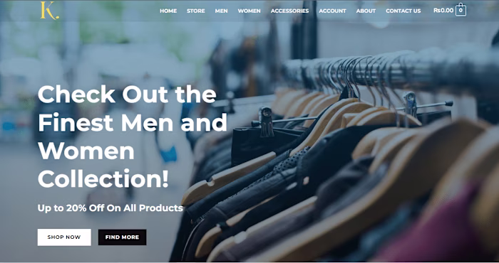 Complete E-commerce Web Solution (Web App)