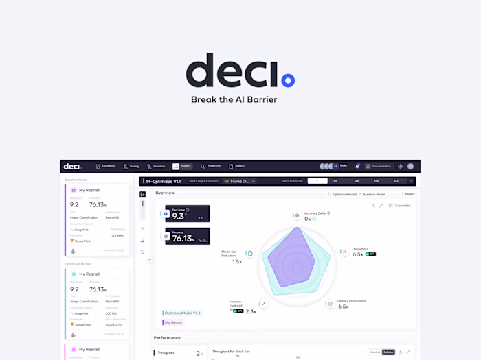 UX Strategy and MVP development for Deci AI
