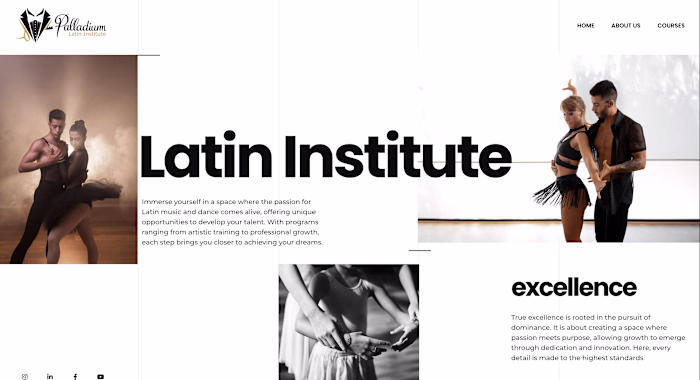 Palladium Latin Institute - full-stack system