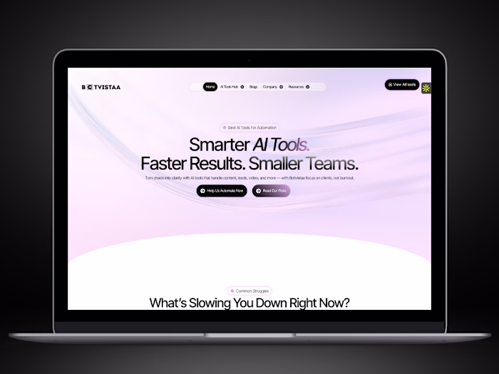 Custom WordPress Web & Brand Design for Botvista
