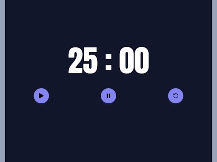 Pomodro timer app
