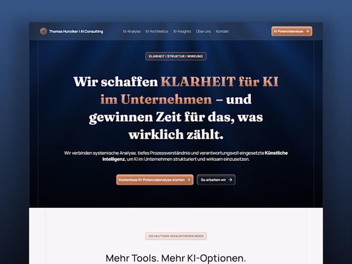 Website rebuild in Framer (Homepage + Subpages)