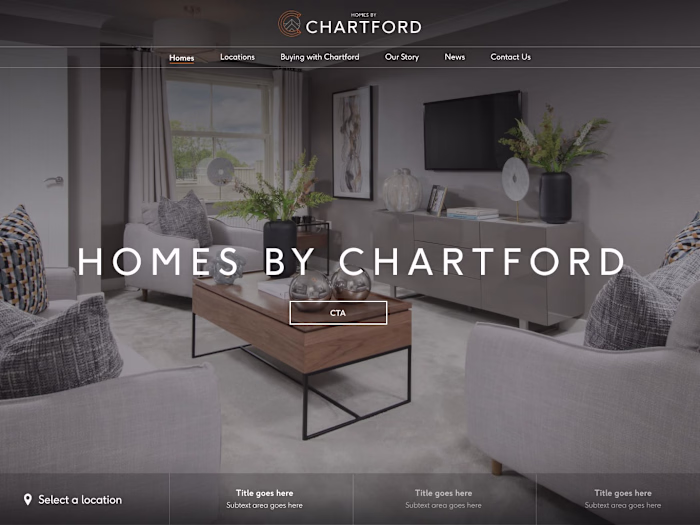 Chartford Homes - UI/UX Design