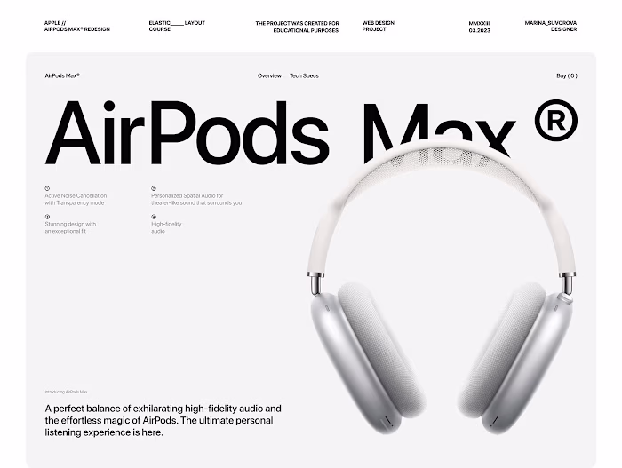 Apple AirPods Max® Redesign
