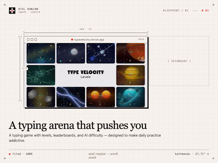 Development of TypeVelocity Typing Game
