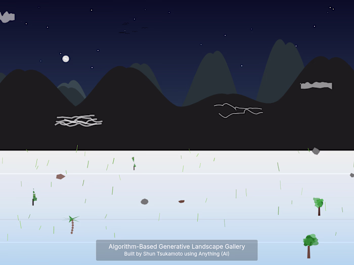 Explore Algorithmic Landscape Generation with AI App