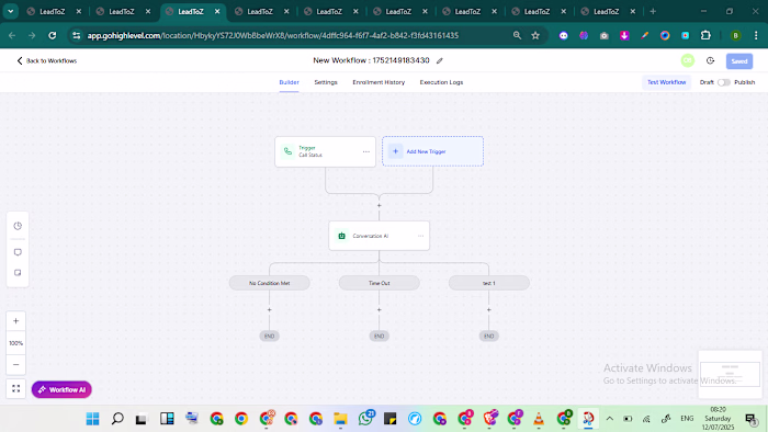 Automated Call Handling System with GoHighLevel