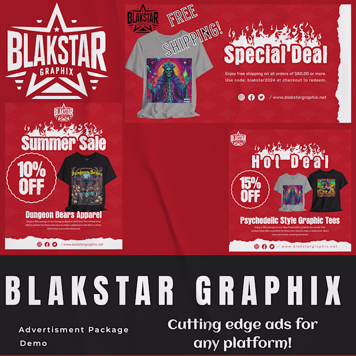 Brand Social Media Advertisement Package