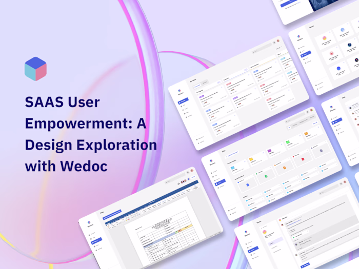 SAAS User Empowerment: A Design Exploration with Wedoc