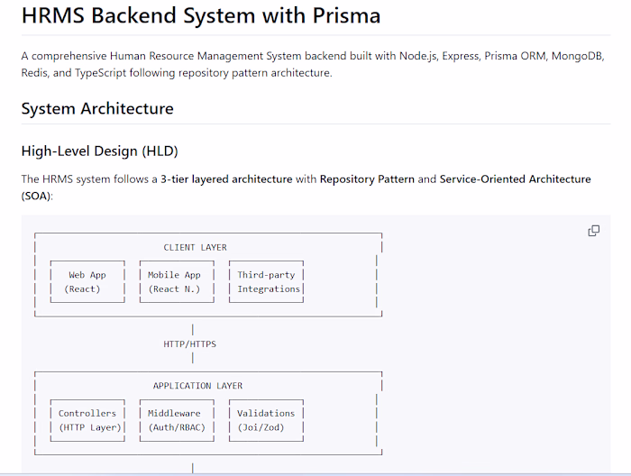 Project Overview – HRMS System
A