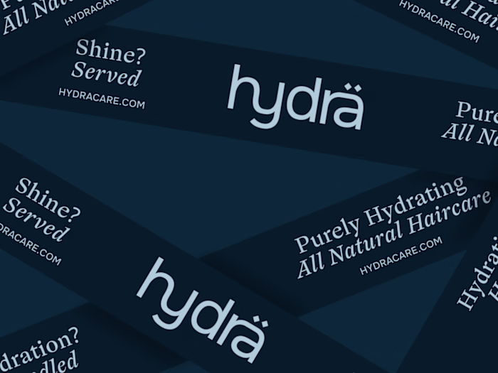 Brand Identity for Eco-Conscious hair care| Hydrä