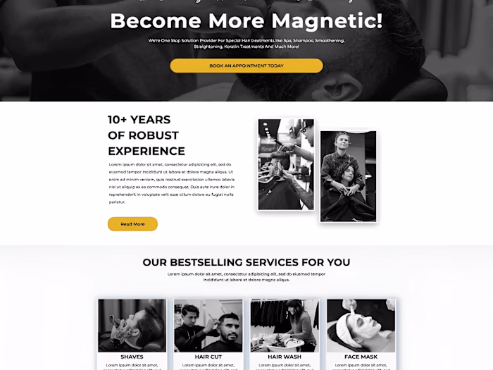 Elevate Your Salon Business with Stunning Website Design!