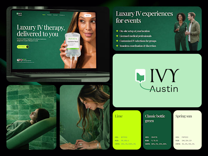 Recent branding and website design