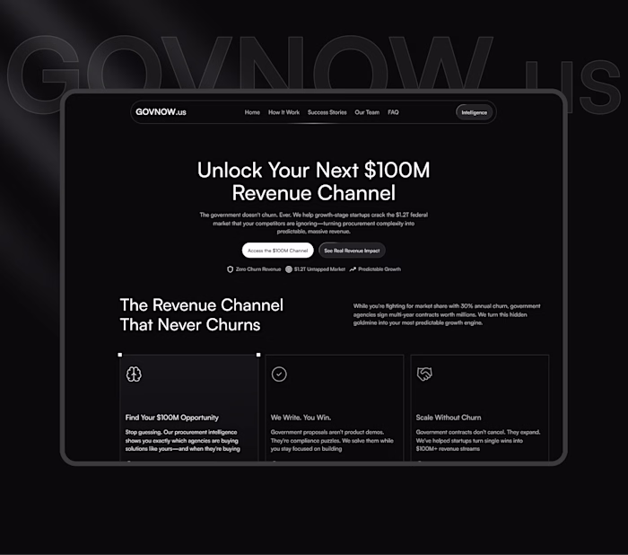 GovNow – Figma Design & Webflow Development