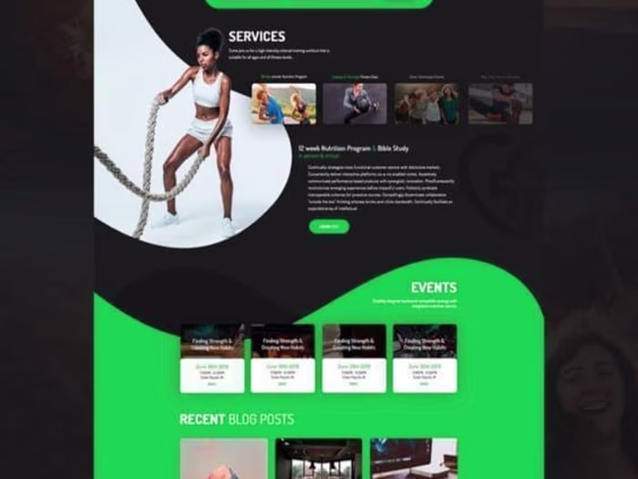I will design creative and converting landing page