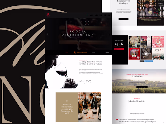 Boozia - WP-Bakery to Elementor Pro || WordPress