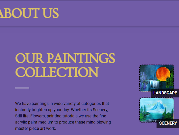 Website Development Art Taiga