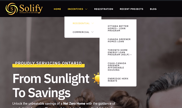 Solify.ca Website Design