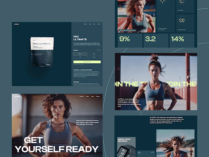 GTRDY - Organic Protein / Creative Project