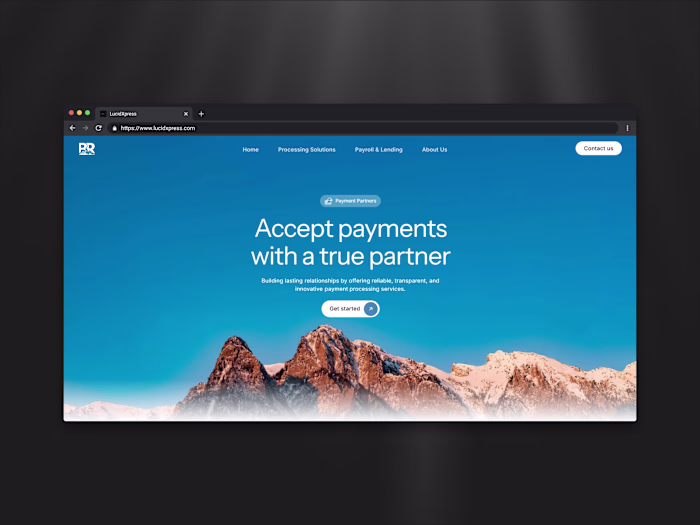 Blue Ridge Payment Partners Website Redesign