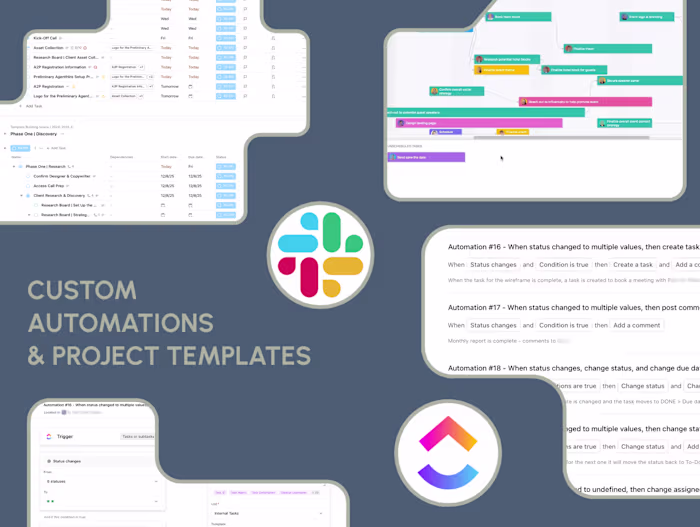 Custom Automations & Project Templates