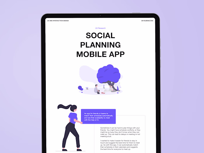 Social Planning App Case Study