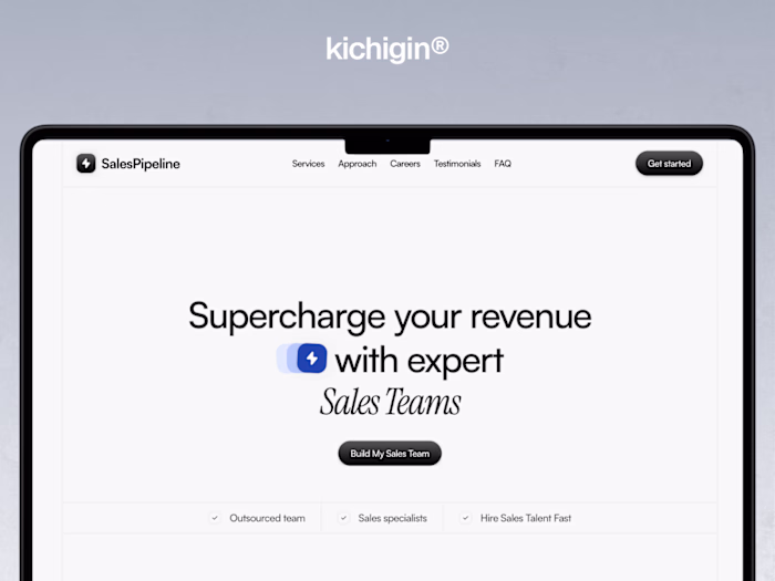 Sales Pipeline Website & Brand Redesign
