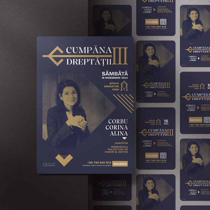 Cumpăna Dreptății - Conference | POSTER, INSTGRAM, FACEBOOK