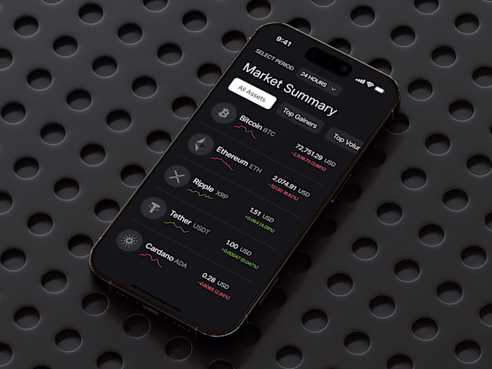 Blockchain Wallet · Mobile App