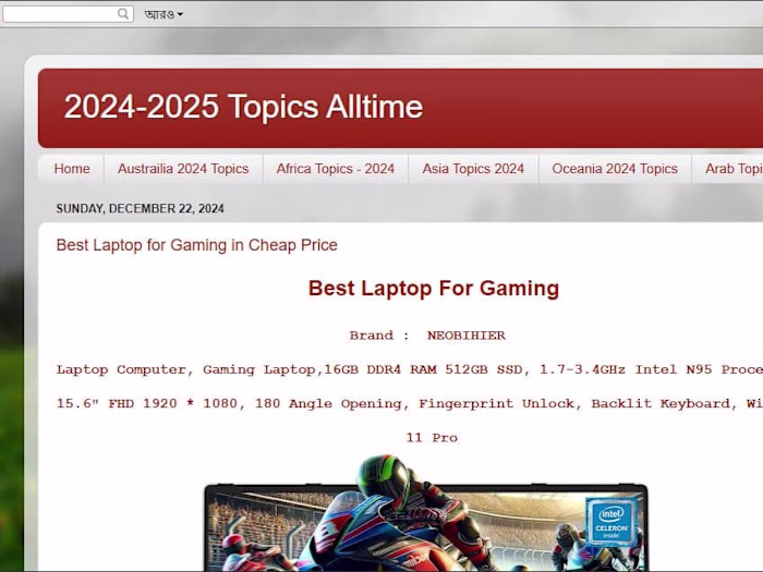 Laptop Computer, Gaming Laptop,16GB DDR4 RAM 512GB SSD, 1.7-3.4…