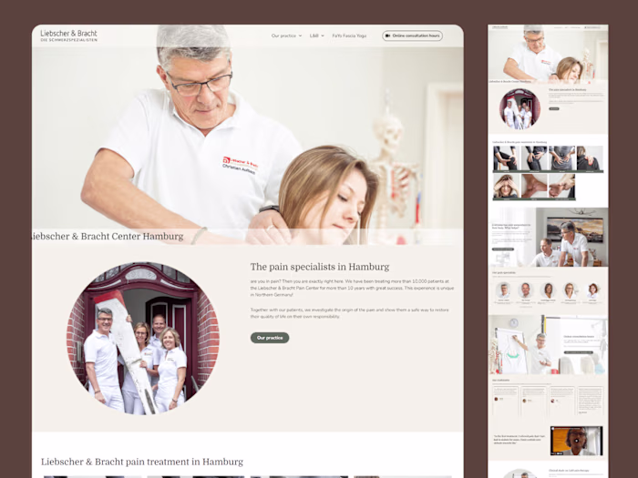 Wix Website Design for Health and Therapy  