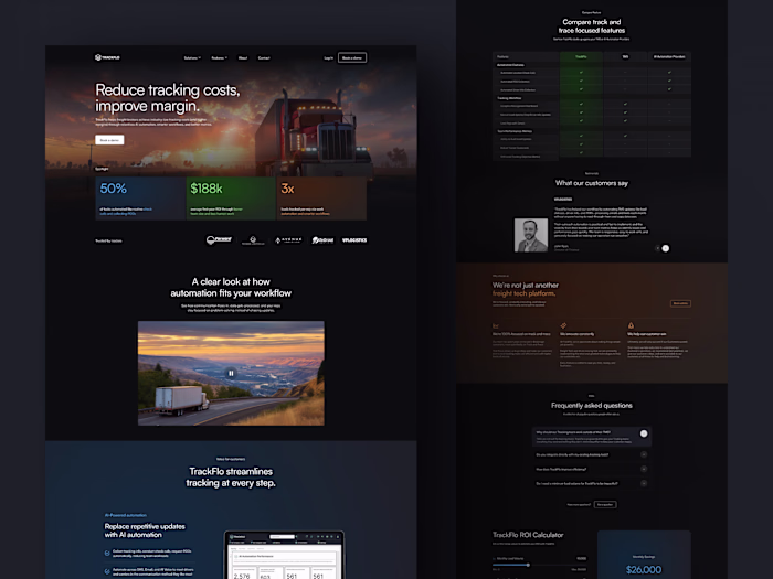 Intelligent Track & Trace SaaS Website Revamp in Framer