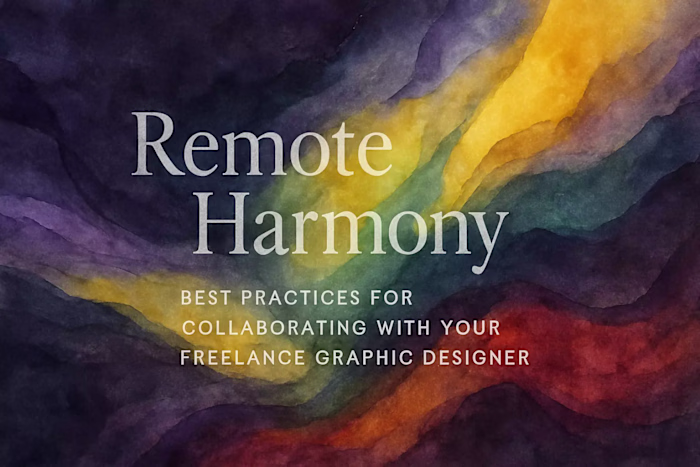 Remote Harmony: Best Practices for Collaborating with Your Freelance Graphic Designer