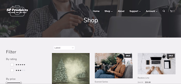 E-commerce Website with WordPress &  WooCommerce