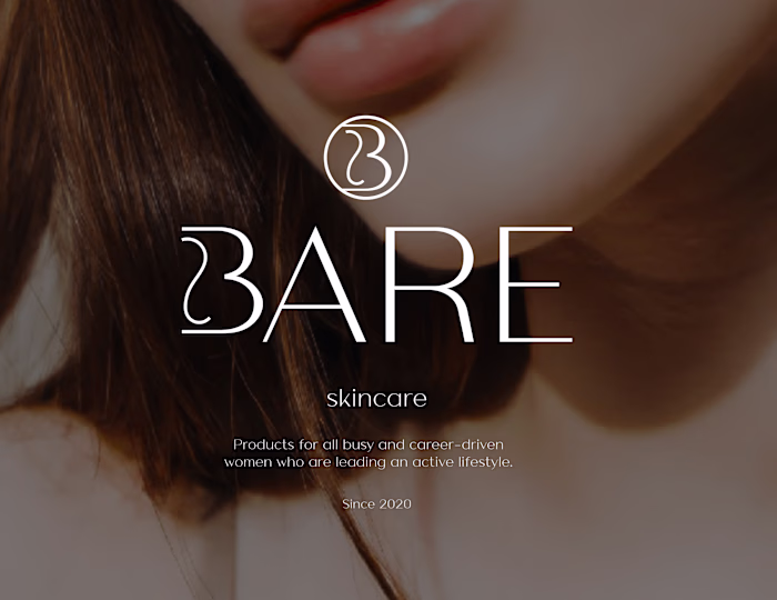 Logo & Brand Identity Design for Bare Skincare 