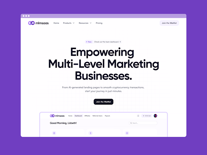 MLMSaaS: AI-Enhanced Multi-Level Marketing Platform for Elevate…