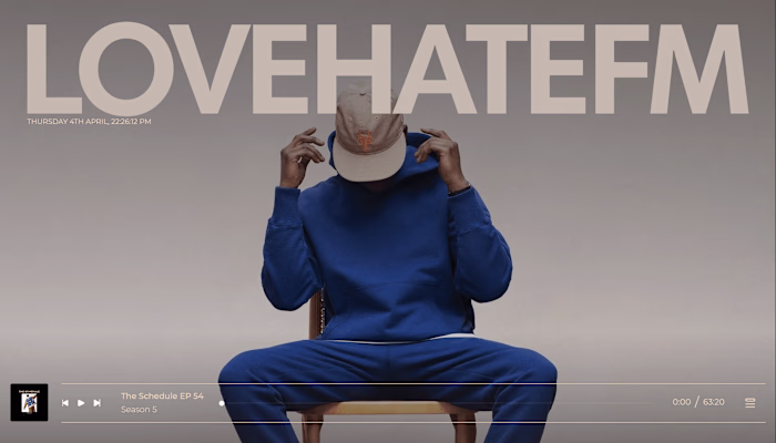 LoveHateFM Webflow Website