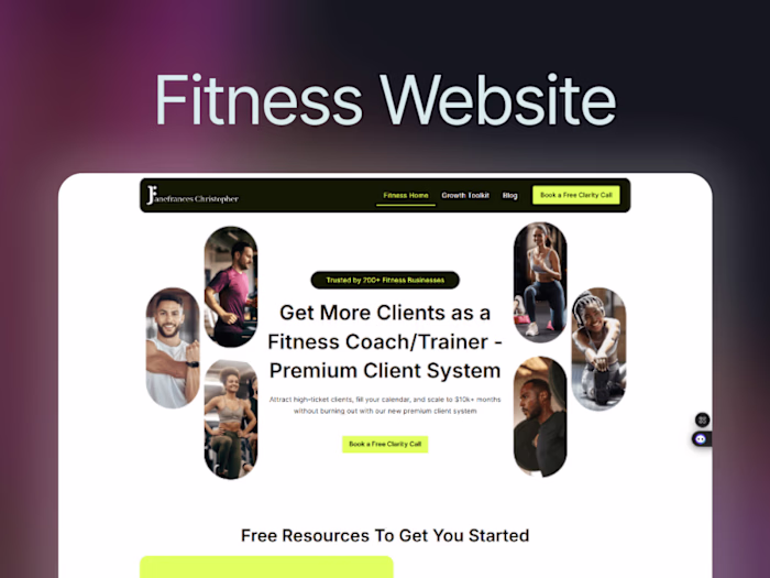Fitness WordPress Website