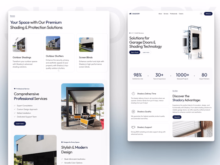 Shadory Framer Template