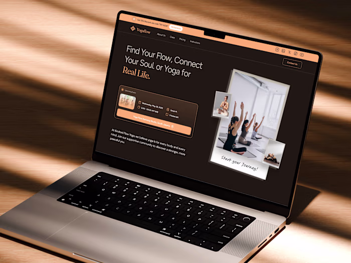 Yoga Flow | Modern Framer Templates for Yoga & Wellness Websites