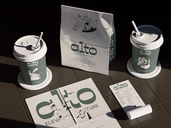 Alto Coffee Brand | Packaging Design