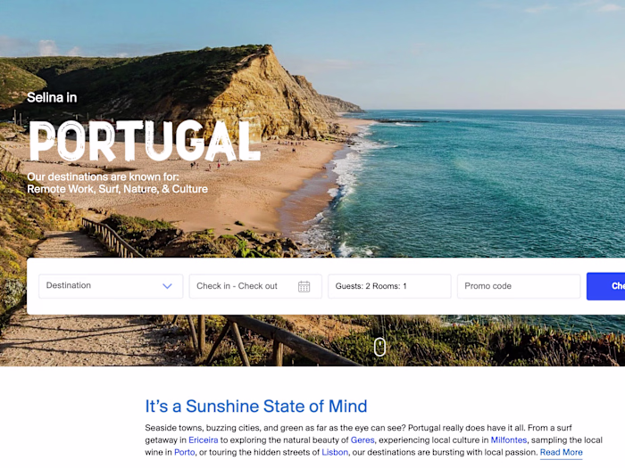 Destination Page Optimization | Selina Hotels