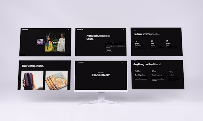 Predictabull - Web Design