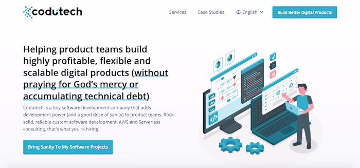 How do you launch a website for a tiny software development ...