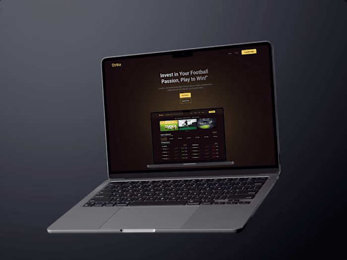 Strike • Web Application Design