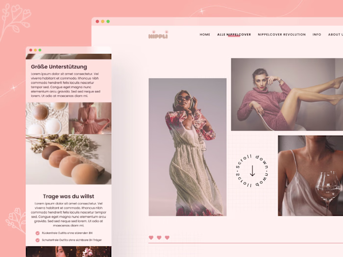 Nippli- Nipplicover E-commerce Website