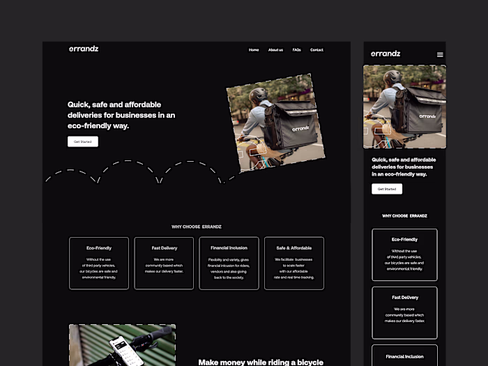 Responsive Web Design for a Logistics Enterprise