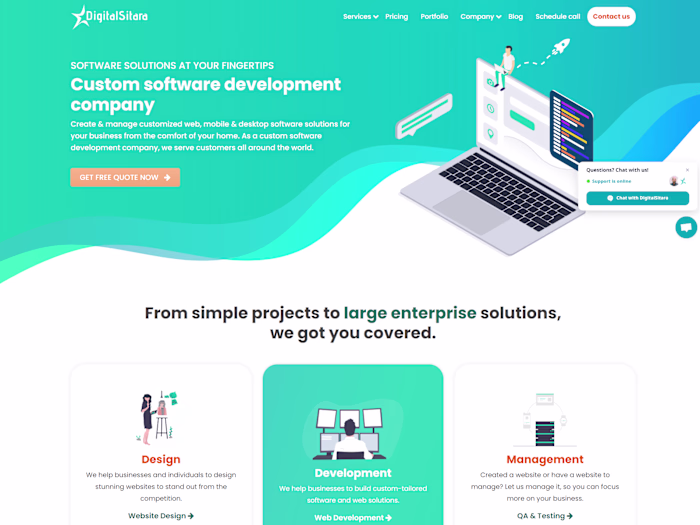 DigitalSitara website