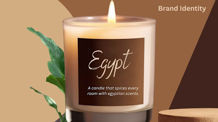 Brand Identity: Egypt Candles 