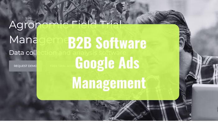 B2B Software Google Ads Management